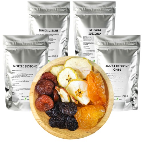 Mieszanka kompotowa - zestaw owoców suszonych